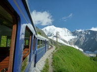 Mont Blanc tram (Mont Blanc train) or how to get to the start of the classic Mont Blanc climbing route