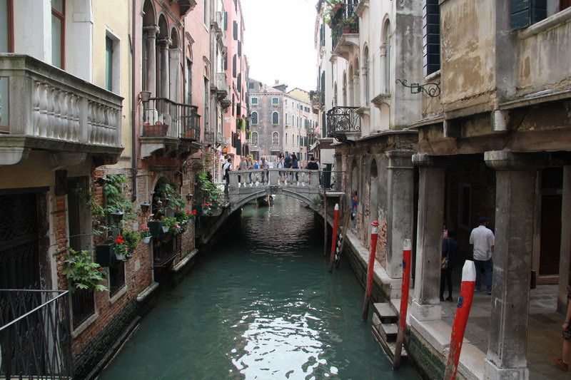 Узенькие каналы Венеции