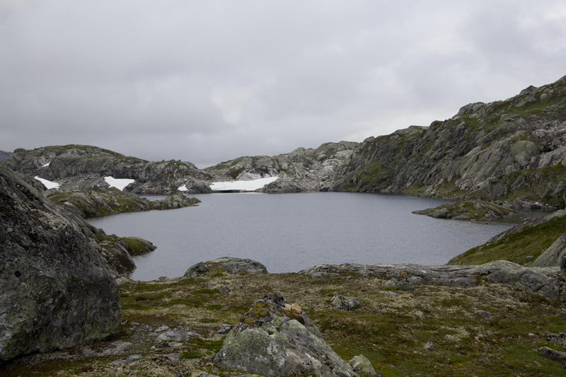 горное озеро в Норвегии