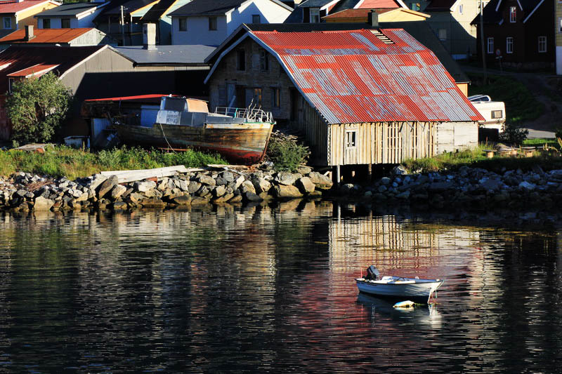 Норвегия рыбацкая деревня