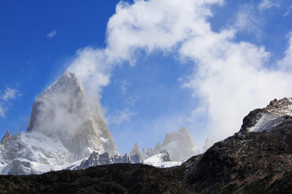 гора Фитц Рой в Аргентинской Патагонии, Эль Чальтен