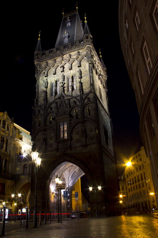 ночная Прага фото