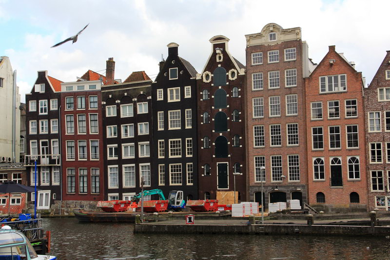 Амстердам, каналы, Голландия