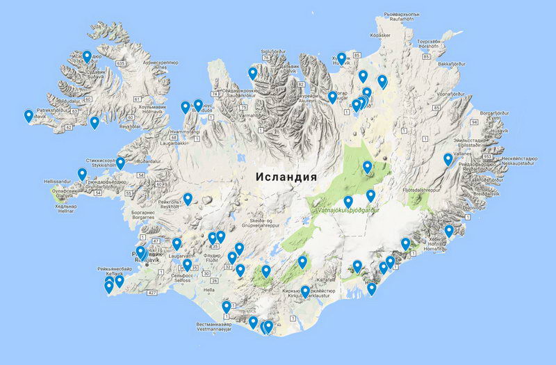 достопримечательности Исландии