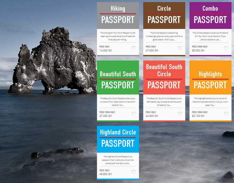 Автобусный паспорт в Исландии, автобусный абонемент в Исландии