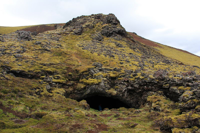 Лавовые поля поросшие мхом в Исландии
