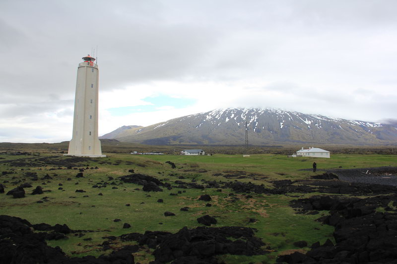 Маяк на краю полуостров, Исландия