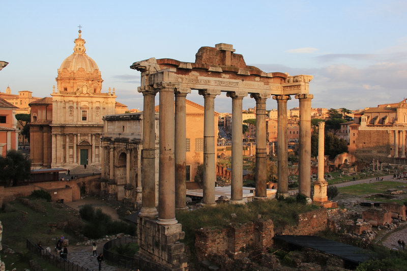 Римский форум на закате
