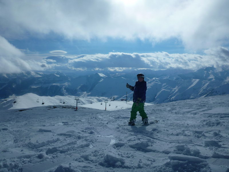 Гудаури, сноубординг в Грузии