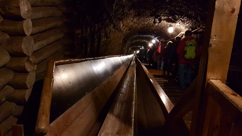 экскурсия в соляную шахту в Бохне