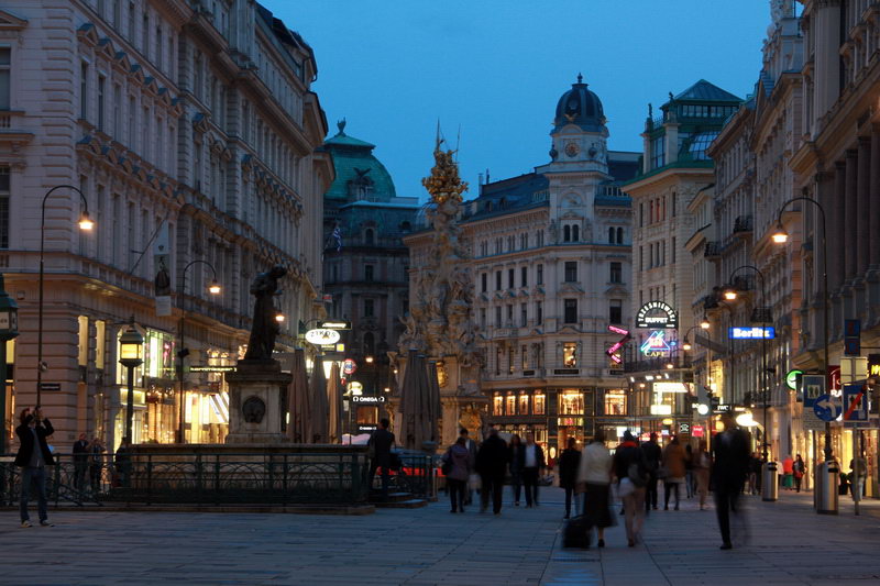 Ночные улицы Вены