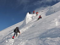 Восхождение на гору Казбек из Грузии с ледника Гергети по маршруту 2А, технические подробности
