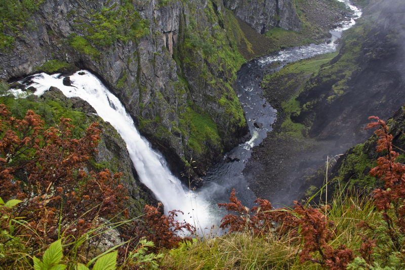 водопад Ворингфоссен в Норвегии
