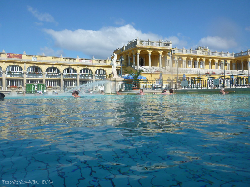 отрытый бассейн, купальни Сечени, Будапешт